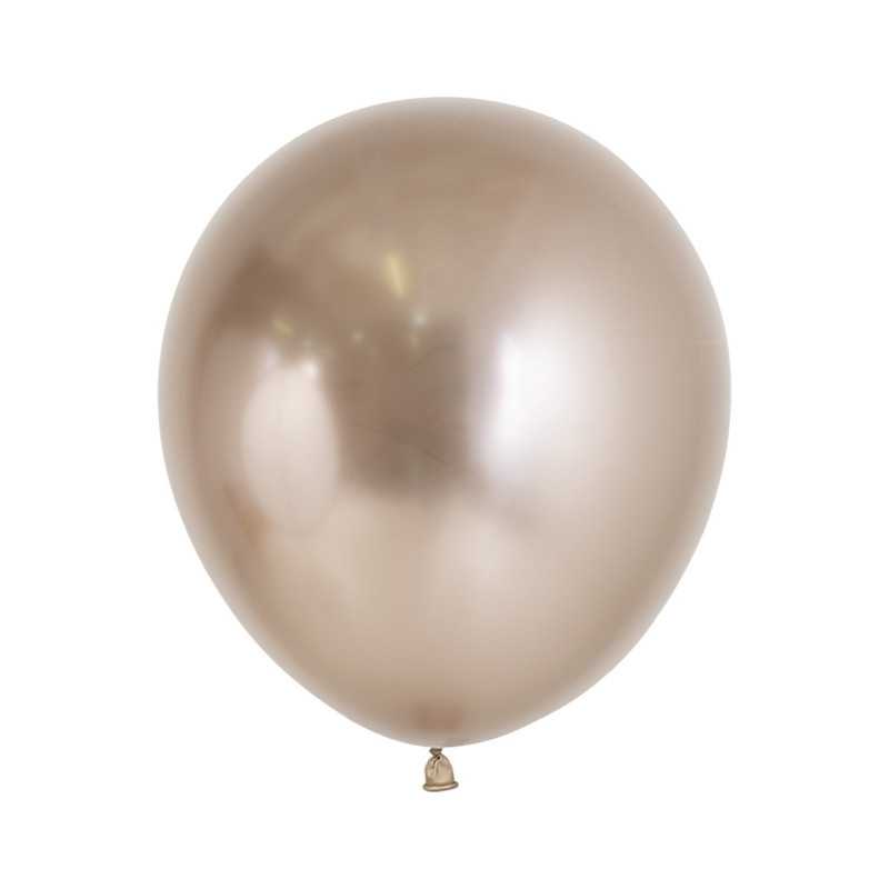 Round balloons 18" (40cm) - Reflex Champagne - 971 - 6 Pcs Round balloons 18" (40cm) - Reflex Champagne - 971 - 6 Pcs