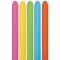 Ballons à sculpter 260 assortiment tropical (Tropical 002) – 100 Pcs