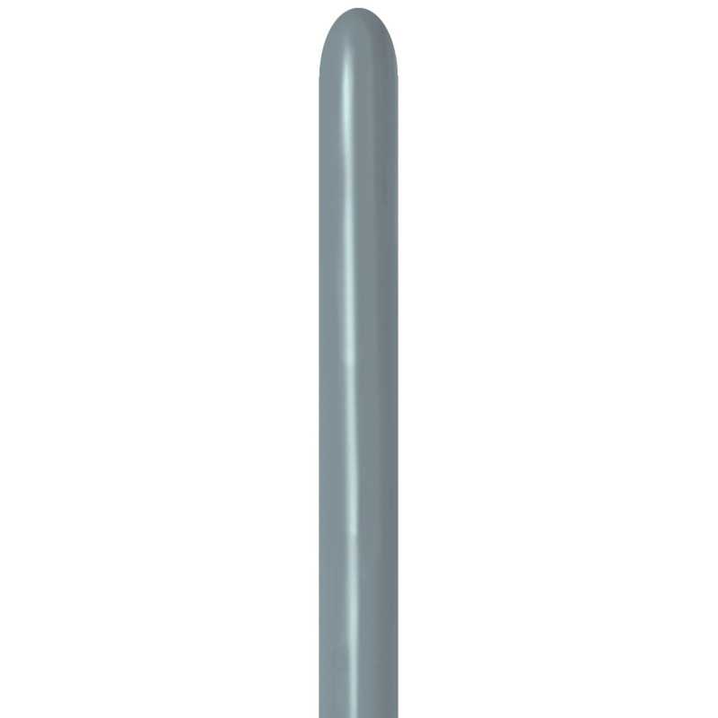 Ballons à sculpter 260 bleu pastel grisé (Pastel Dusk Blue 140) – 50 Pcs