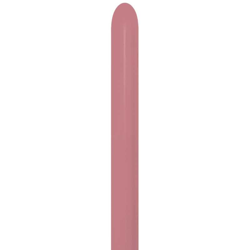 Ballons à sculpter 260 vieux rose (Rosewood 010) – 50 Pcs
