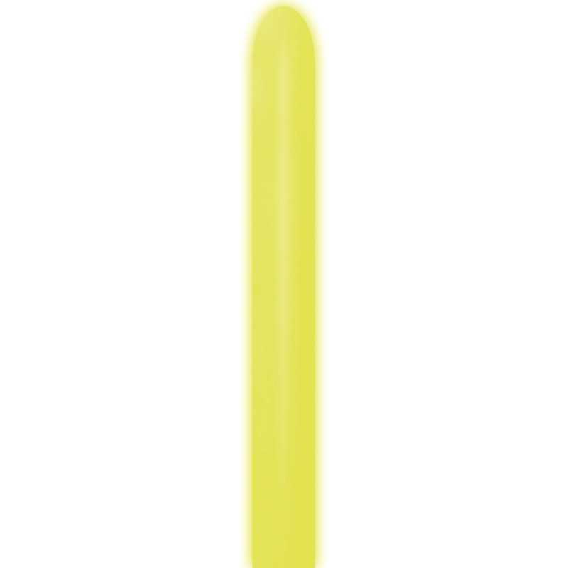 Ballons à sculpter 260 jaune néon (Neon Yellow 220) – 50 Pcs
