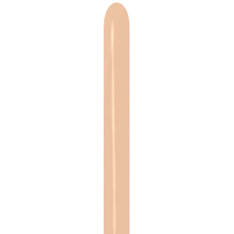 Ballons à sculpter 260 pêche pastel mat (Pastel Matte Malibu Peach 660) – 50 Pcs