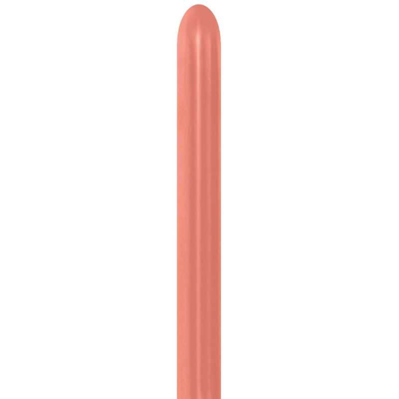 Ballons à sculpter 260 or rose métallique (Metallic Rose Gold 568) – 50 Pcs Ballons à sculpter 260 or rose métallique (Metallic Rose Gold 568) – 50 Pcs