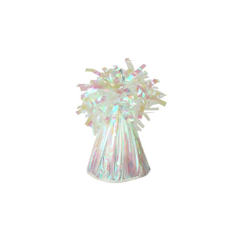 Poids foil Blanc Irridescent - 12 Pcs