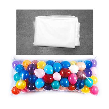 Sacs à ballons transparents 120 x 240 cm - 10 Pcs  Sempertex France