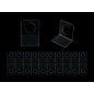 Perforated self-adhesive tabs - 50pcs