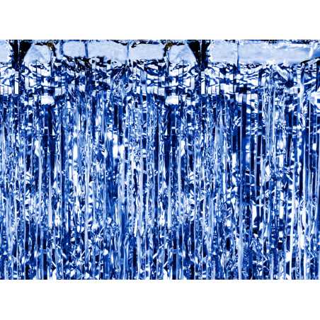 Rideau à franges - bleu roi - Sempertex France
