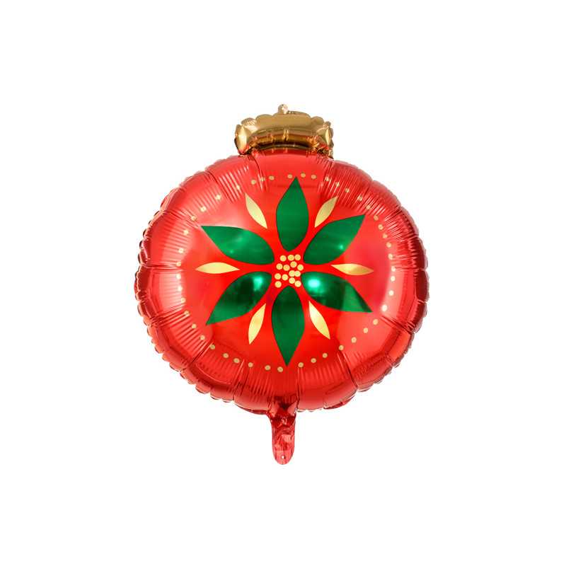 Printed Christmas Ball Balloon 18" (45cm)