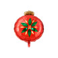 Ballon Boule de Noël imprimée 18" (45cm)