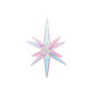3D Star Balloon White Iridescent 27" (70cm) 3D Star Balloon White Iridescent 27" (70cm)