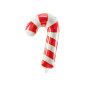 Ballon Sucre d'Orge Rouge et Blanc 31" (80cm)