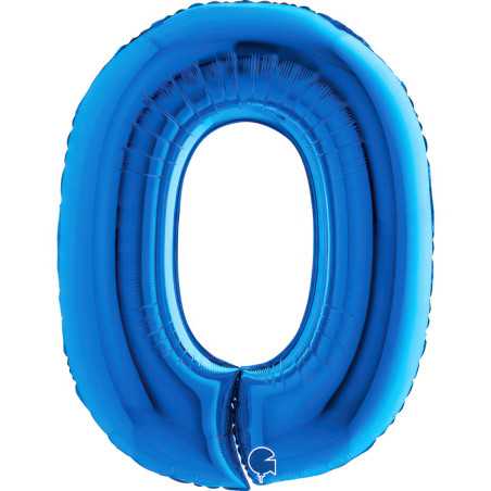 Chiffre 40inch (90cm) - 0 - Bleu- Sempertex France