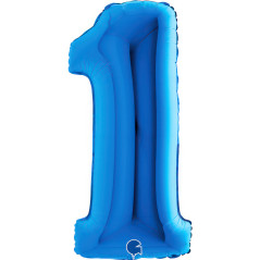 Chiffre 40inch (90cm) - 1 - Bleu- Sempertex France