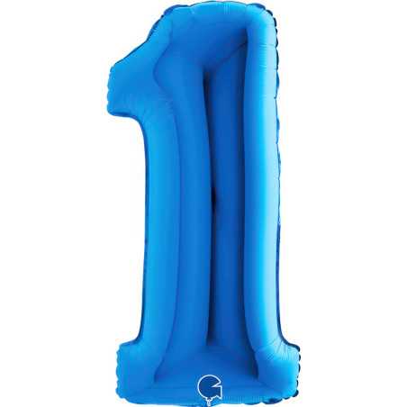 Chiffre 40inch (90cm) - 1 - Bleu- Sempertex France