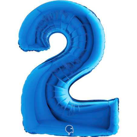 Chiffre 40inch (90cm) - 2 - Bleu- Sempertex France