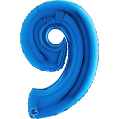 Chiffre 40inch (90cm) - 9 - Bleu- Sempertex France