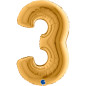 Number 40" (90cm) - 3 - Gold
