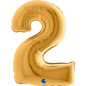 Number 40" (90cm) - 2 - Gold