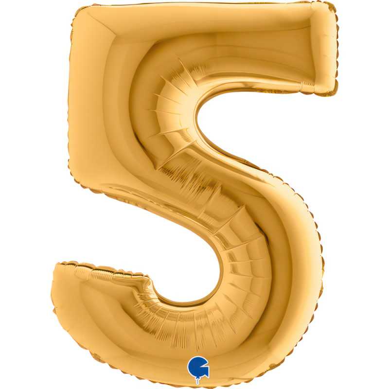 Chiffre 40" (90cm) - 5 - Doré