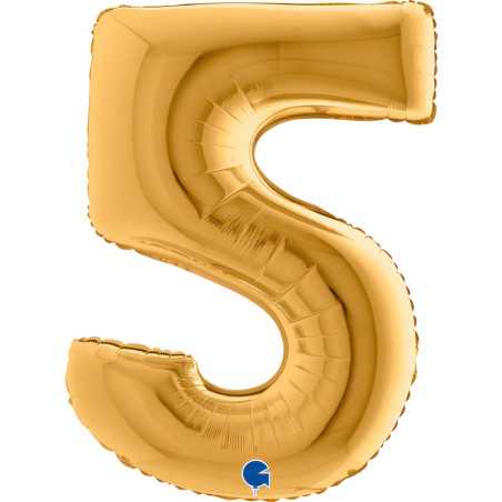 Chiffre 40inch (90cm) - 5 - Doré - Sempertex France