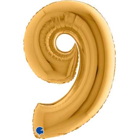 Chiffre 40inch (90cm) - 9 - Doré - Sempertex France
