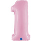 Chiffre 40" (90cm) - 1 - Rose Pastel