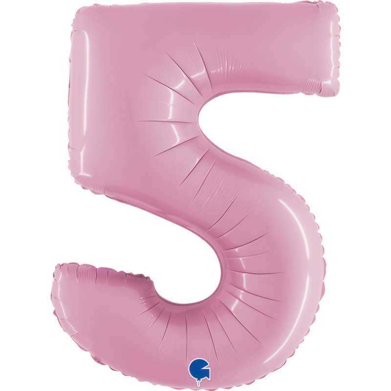 Number 40" (90cm) - 5 - Pastel Pink