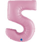 Number 40" (90cm) - 5 - Pastel Pink