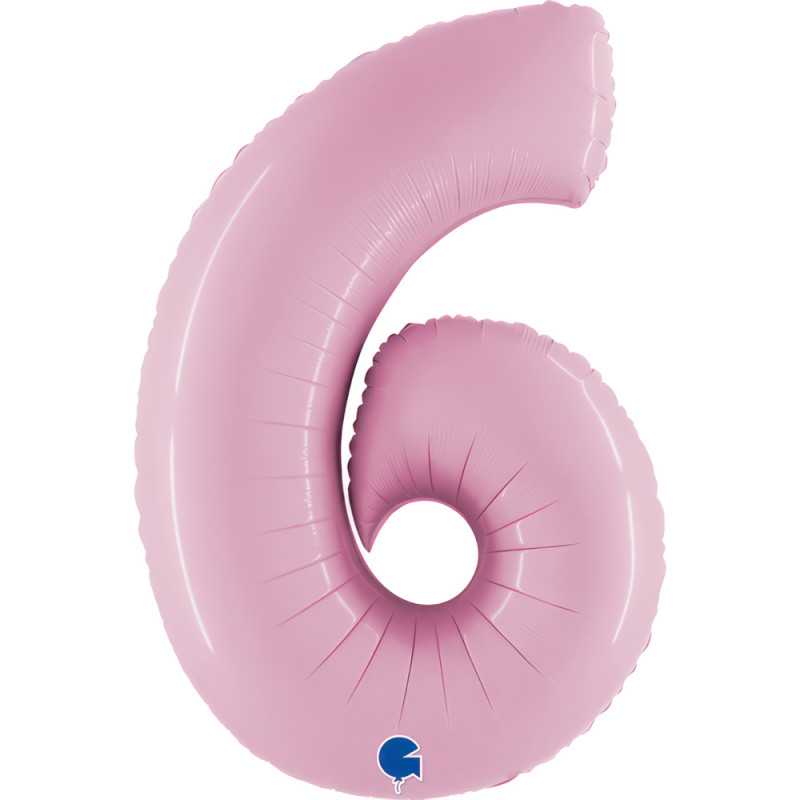 Chiffre 40" (90cm) - 6 - Rose Pastel