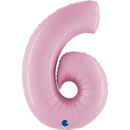 Chiffre 40inch (90cm) - 6 - Rose Pastel- Sempertex France