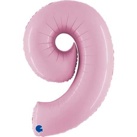 Chiffre 40inch (90cm) - 9 - Rose Pastel- Sempertex France