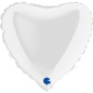 Heart Balloon 09" (22cm) - White - 10 Pcs Heart Balloon 09" (22cm) - White - 10 Pcs