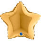 Ballon étoile 09" (22cm) - Gold - 10 Pcs
