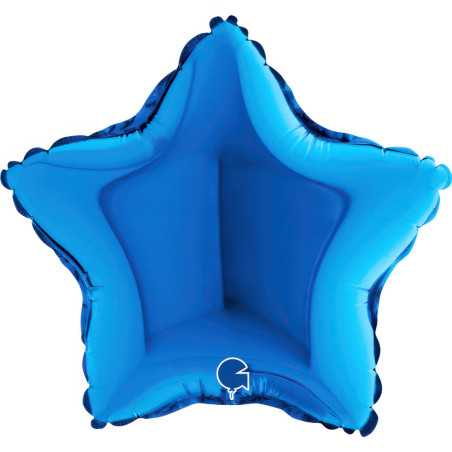 Ballon étoile 09inch (22cm) - Blue - Sempertex France
