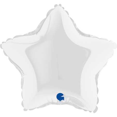 Ballon étoile 09inch (22cm) - White - Sempertex France