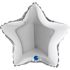 Ballon étoile 09inch (22cm) - Silver - Sempertex France