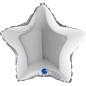 Star Balloon 09" (22cm) - Silver - 10 Pcs Star Balloon 09" (22cm) - Silver - 10 Pcs