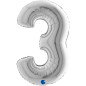 Chiffre 40" (90cm) - 3 - Argent