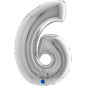 Chiffre 40" (90cm) - 6 - Argent