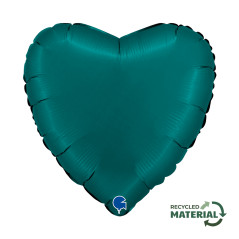 Ballon cœur 18inch (45cm) - Satin Emerald Green - Sempertex France