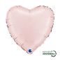 Heart balloon 18" (45cm) - Satin Pastel Pink Heart balloon 18" (45cm) - Satin Pastel Pink