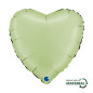 Heart balloon 18" (45cm) - Satin Olive Green Heart balloon 18" (45cm) - Satin Olive Green