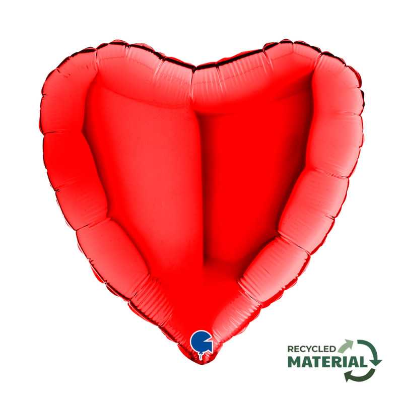 Ballon cœur 18" (45cm) - Red
