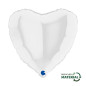 Ballon cœur 18" (45cm) - White