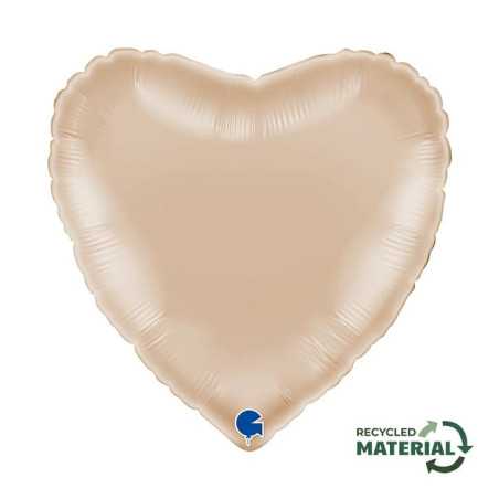 Ballon cœur 18inch (45cm) - Californian Gold - Sempertex France