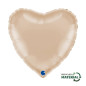 Heart balloon 18" (45cm) - Californian Gold
