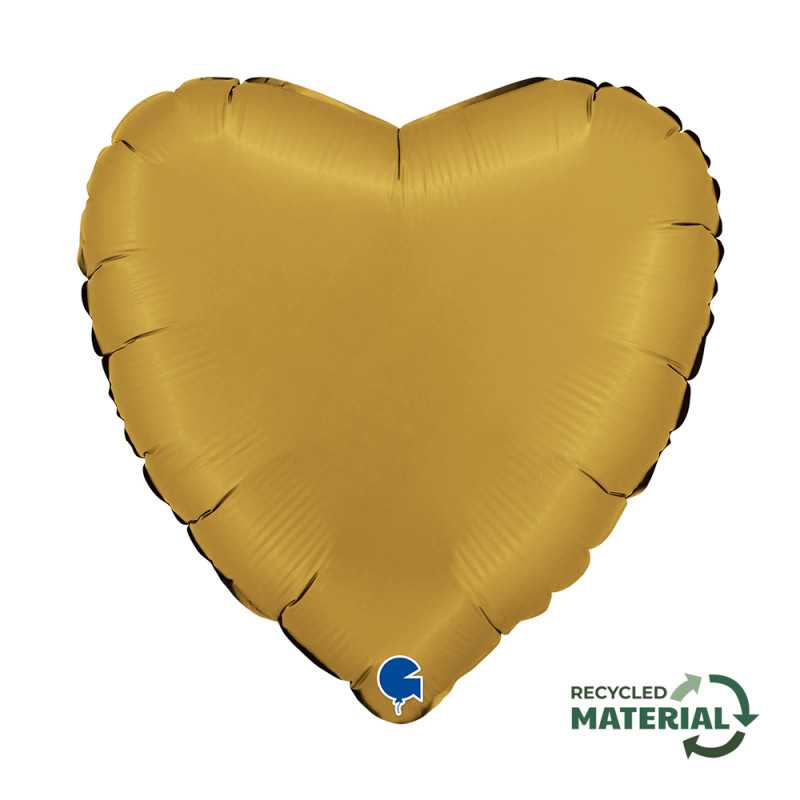 Ballon cœur 18" (45cm) - Satin Gold