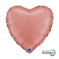 Heart balloon 18" (45cm) - Satin Rose Gold Heart balloon 18" (45cm) - Satin Rose Gold