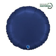 Ballon rond 18inch (45cm) - Satin Blue Navy - Sempertex France