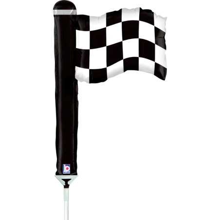 Ballon Mini drapeau à damiers 14inch (35cm) - Sempertex France